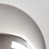 Gastor ceiling light, globe light chrome, Smoke-coloured, 4-light sources