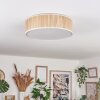 Antillo ceiling light beige, Ecru, white, 3-light sources