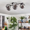 Gastor ceiling light, globe light Smoke-coloured, 5-light sources