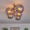 Gastor ceiling light, globe light Smoke-coloured, 5-light sources