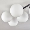 Gastor ceiling light, globe light white, 5-light sources