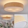 Foggia ceiling light matt nickel, 3-light sources