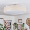 Foggia ceiling light matt nickel, 3-light sources