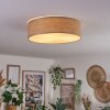 Antillo ceiling light matt nickel, 3-light sources