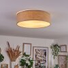 Foggia ceiling light matt nickel, 3-light sources