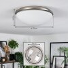 Banan ceiling light, ceiling spotlight matt nickel, 2-light sources