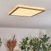 Antra ceiling light, Panel LED gold, 1-light source