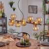 Gastor hanging light, globe light, pendant light Amber, 10-light sources