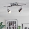 Ilaro ceiling light, ceiling spotlight chrome, 2-light sources