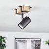 Storuma ceiling light, ceiling spotlight Ecru, black, 1-light source