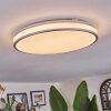 Arima ceiling light LED grey, white, 1-light source