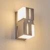 Swanek outdoor wall light, wall light LED anthracite, 2-light sources, Motion sensor