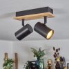 Gesteira ceiling light, ceiling spotlight Ecru, black, 2-light sources