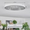 Mentque ceiling light LED white, 1-light source