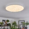 Mentque ceiling light LED white, 1-light source