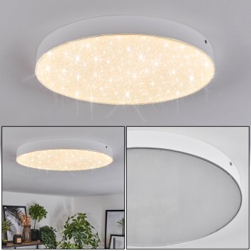 Mentque ceiling light LED white, 1-light source