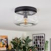 Boza ceiling light, globe light clear, 1-light source