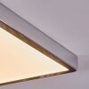 Finsrud ceiling light, Panel LED chrome, 1-light source