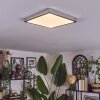 Finsrud ceiling light, Panel LED chrome, 1-light source