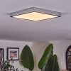 Finsrud ceiling light, Panel LED chrome, 1-light source