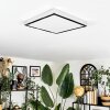 Finsrud ceiling light, Panel LED chrome, 1-light source