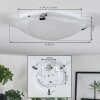 Balan ceiling light white, 1-light source