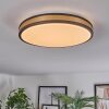 Kirtland ceiling light LED gold, black, 1-light source