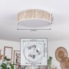 Antillo ceiling light white, 3-light sources