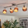 Ailer ceiling light, ceiling spotlight chrome, 4-light sources