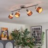 Ailer ceiling light, ceiling spotlight chrome, 4-light sources