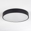 Diagonal ceiling light LED black, 1-light source, Remote control