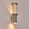 Popoyan outdoor wall light, wall light LED matt nickel, 2-light sources