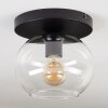 Apedo ceiling light, globe light clear, 1-light source