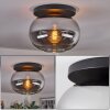 Apedo ceiling light, globe light Smoke-coloured, 1-light source