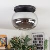 Apedo ceiling light, globe light Smoke-coloured, 1-light source