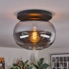 Apedo ceiling light, globe light Smoke-coloured, 1-light source