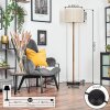 Bassagoda floor lamp Ecru, black, 1-light source