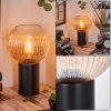 Koyoto globe light, desk lamp, table lamp 20 cm Amber, clear, 1-light source