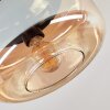 Boza ceiling light, globe light Amber, 1-light source