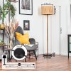 Granja floor lamp Ecru, black, 1-light source