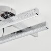 Arlan ceiling light LED chrome, 1-light source