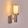 Beira outdoor wall light, wall light matt nickel, 1-light source