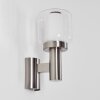 Beira outdoor wall light, wall light matt nickel, 1-light source