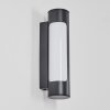 Biran outdoor wall light, wall light LED anthracite, 1-light source