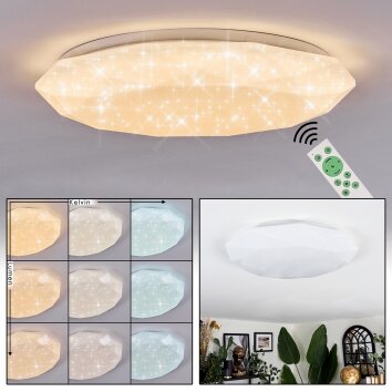 Arzel ceiling light LED white, 1-light source, Remote control