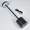 Parel desk lamp, table lamp LED black, 1-light source