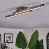 Arlan ceiling light LED black, 2-light sources