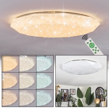 Arzel ceiling light LED white, 1-light source, Remote control