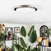 Brena ceiling light LED matt nickel, 1-light source