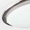 Brena ceiling light LED matt nickel, 1-light source